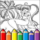 Anime Princess Coloring Pages