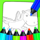 Unicorn Coloring For Kids